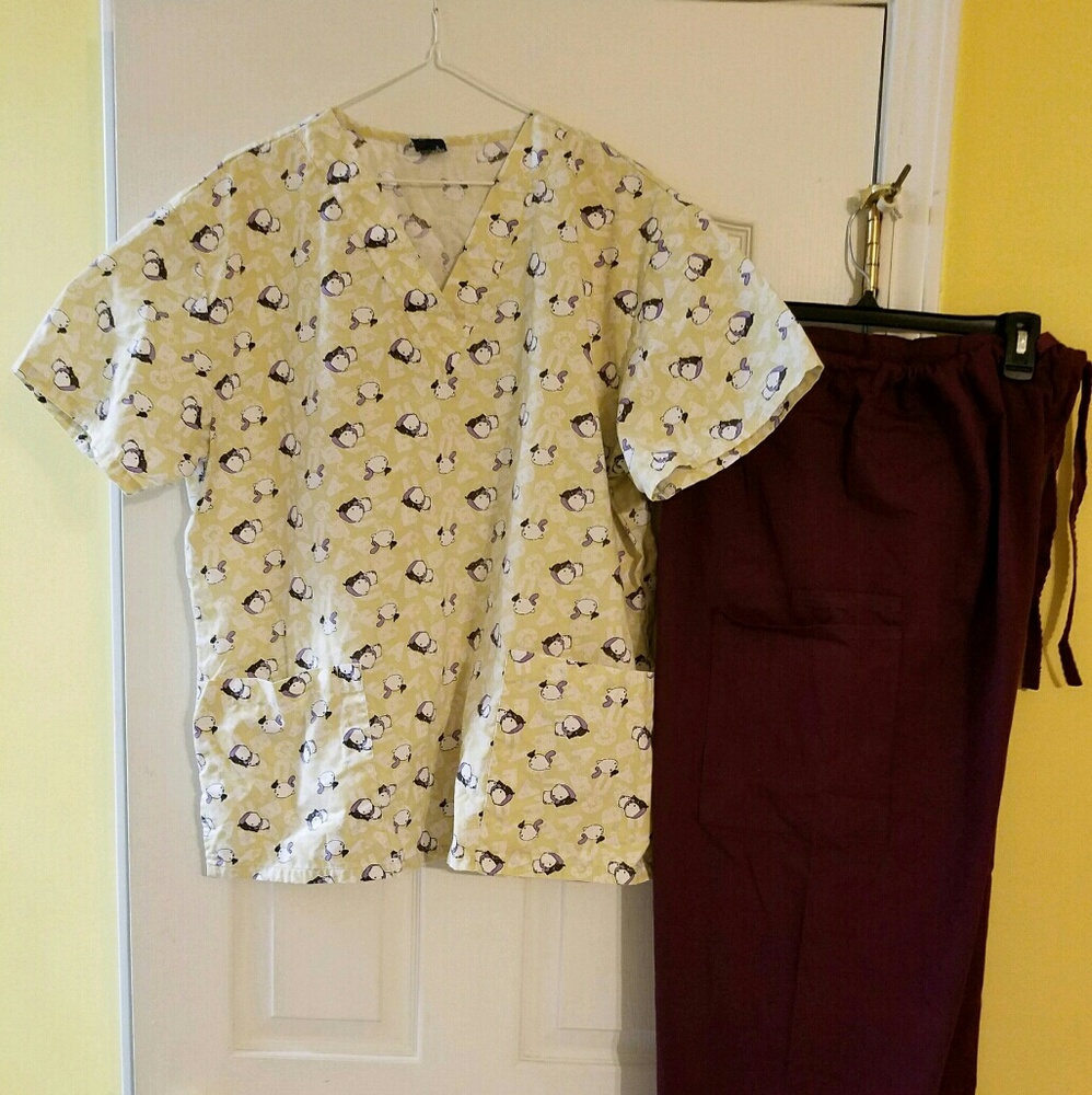 Two-piece nurse shirt blue angel & pants WSuniform